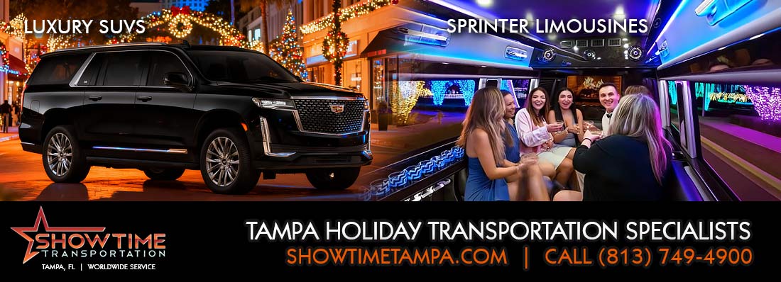 Christmas Holiday Transportation Services Tampa Bay, Tampa Holiday Car Services
