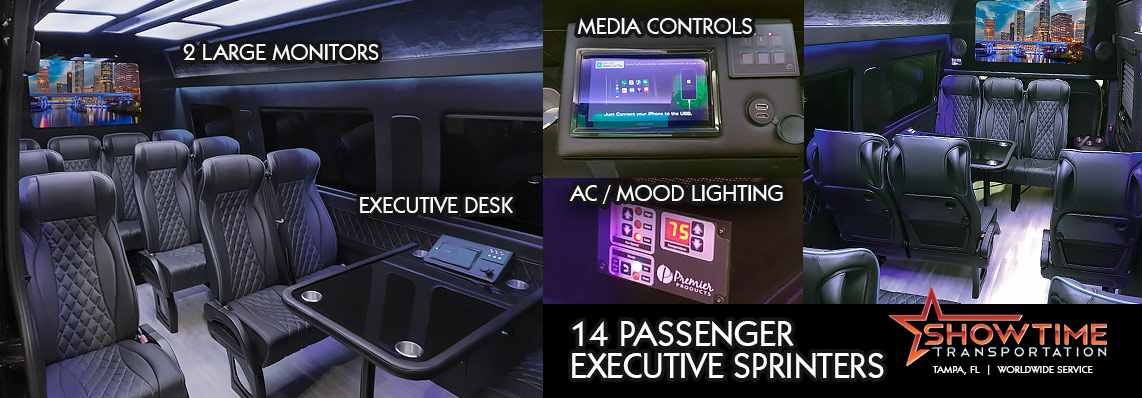 Executive Sprinter Shuttle Transportation Service Tampa Florida