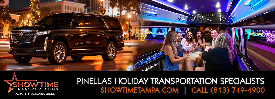 Pinellas Christmas Light Limo Tours, Pinellas County Holiday Light Tours, Pinellas Holiday Tranportation Limo Services
