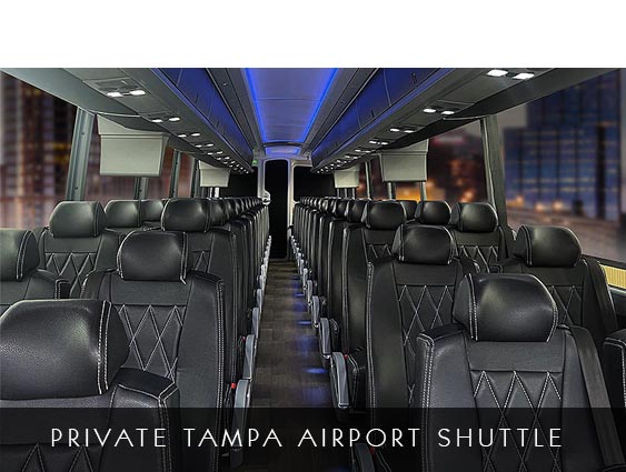 Tampa Airport Shuttle Bus Transportation Services - TPA Airport Group Transportation Shuttle Charters