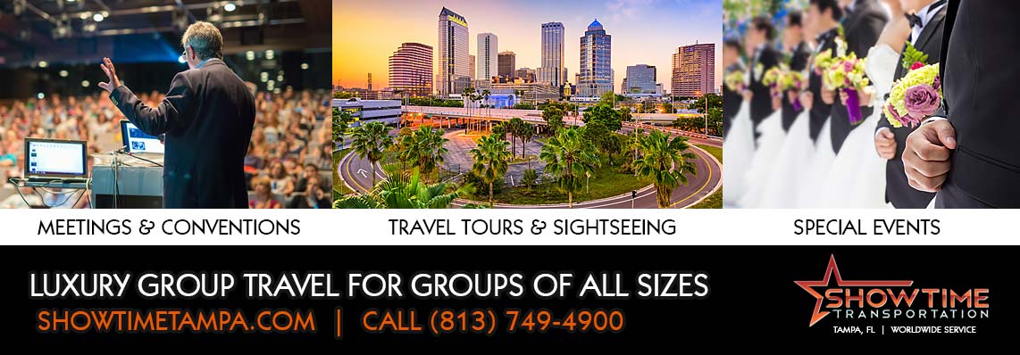 Tampa Clearwater Group Shuttle Bus Charter Service - Tampa Executive Shuttle Bus Transportation | Showtime Transportation